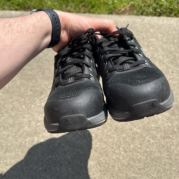 Keen Utility Sparta 2 ESD Aluminum Toe Work Shoes in Steel Grey/Black - Picture 12 of 13